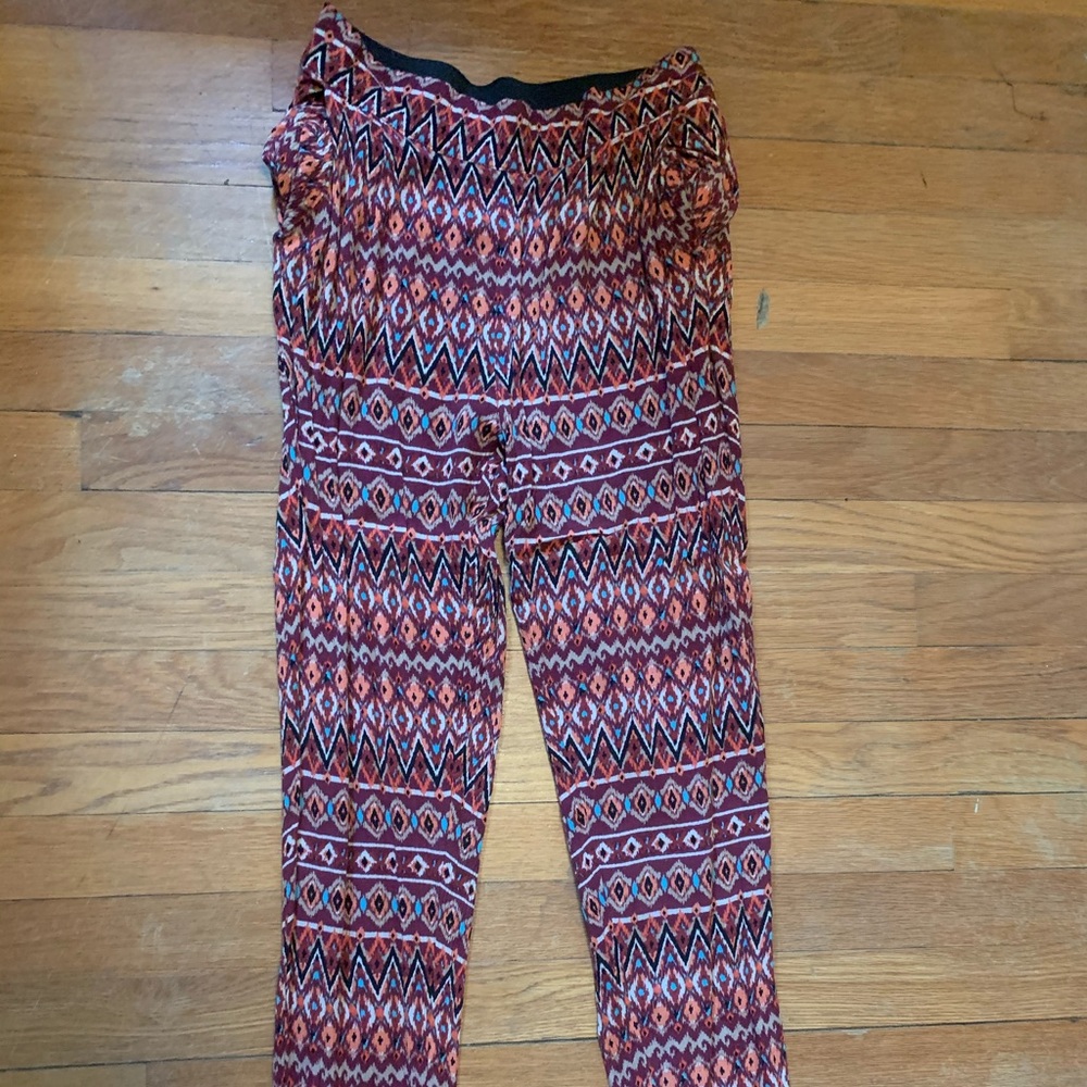 Multicolor Aztec pants